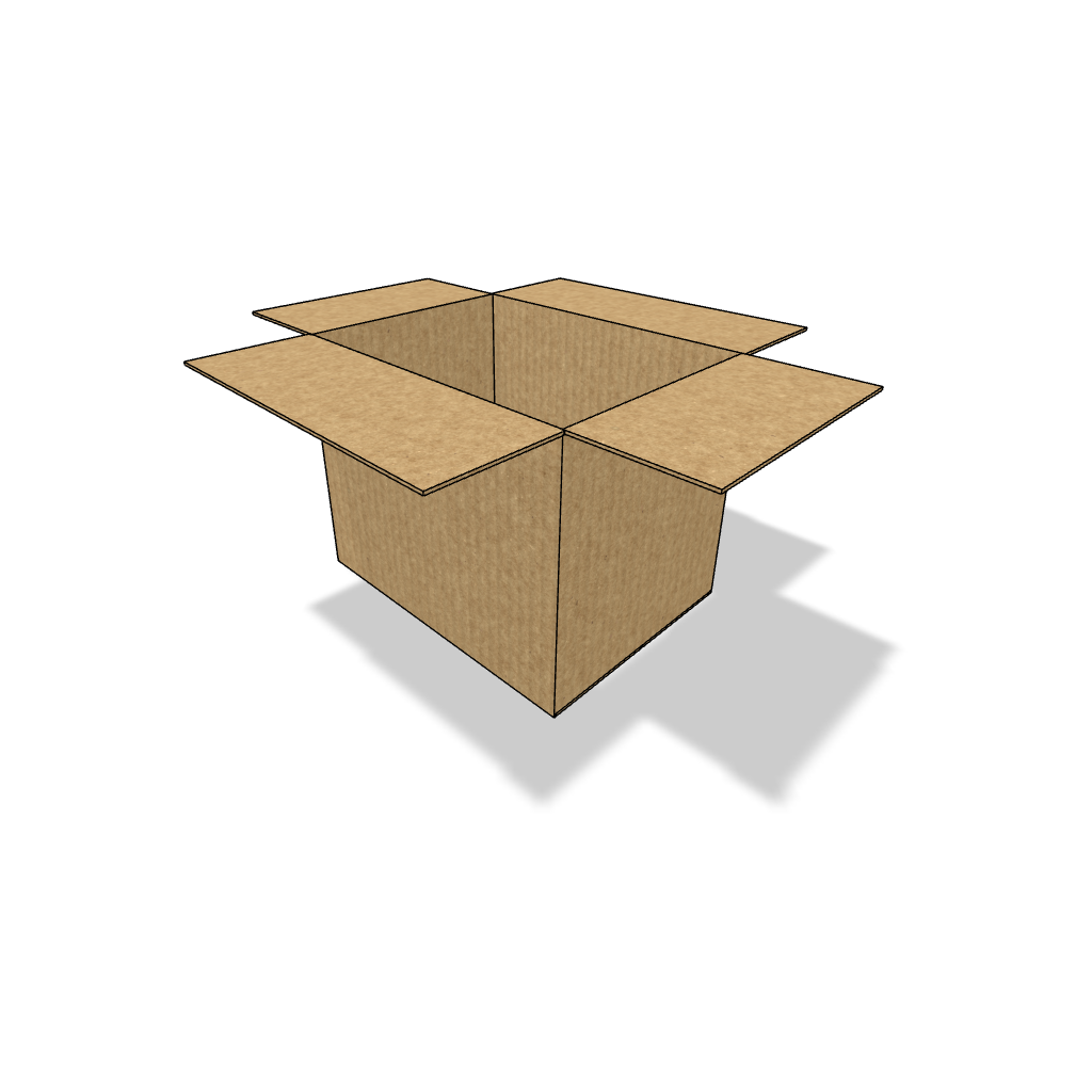 Faltbox 0201 G, 2-wellig, 325 x 240 x 250 [mm]